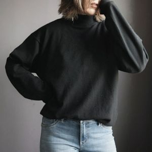 100% Cashmere TSE Oversized Mockneck ( Saks 5th Avenue ) Pullover